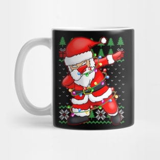 Ugly Sweater - T-Shirt Christmas Squad Dabbing Santa Claus Mug